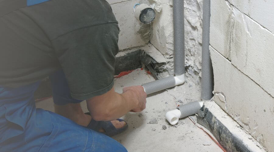 Local tankless water heater installation in Exeter, RI
